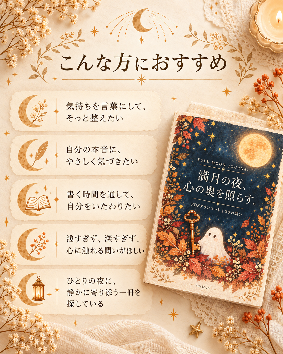 満月の夜に、心の奥を照らす2冊セット【PDF】