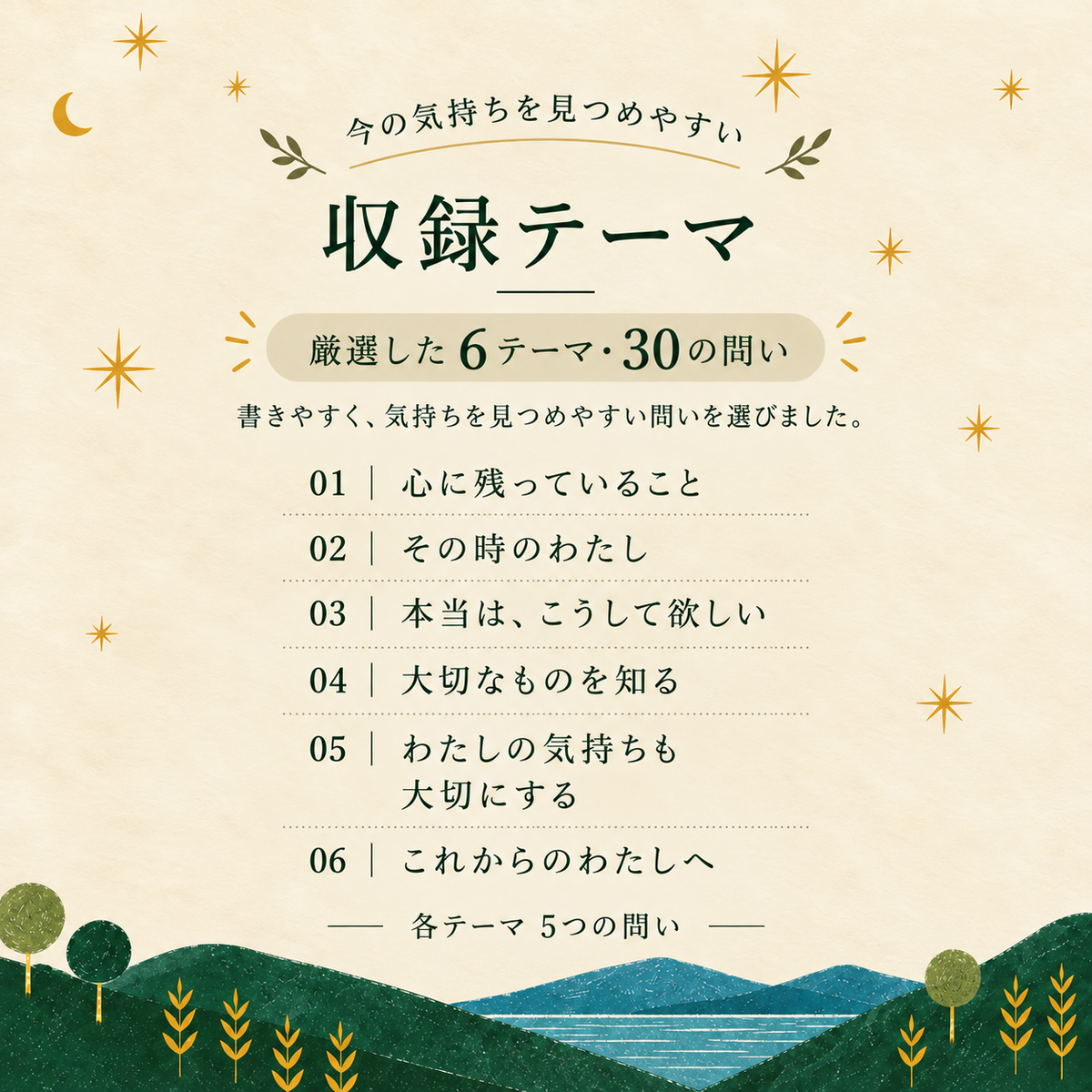 人といて、疲れた日に。｜こんな日の、30の問い。【PDF】